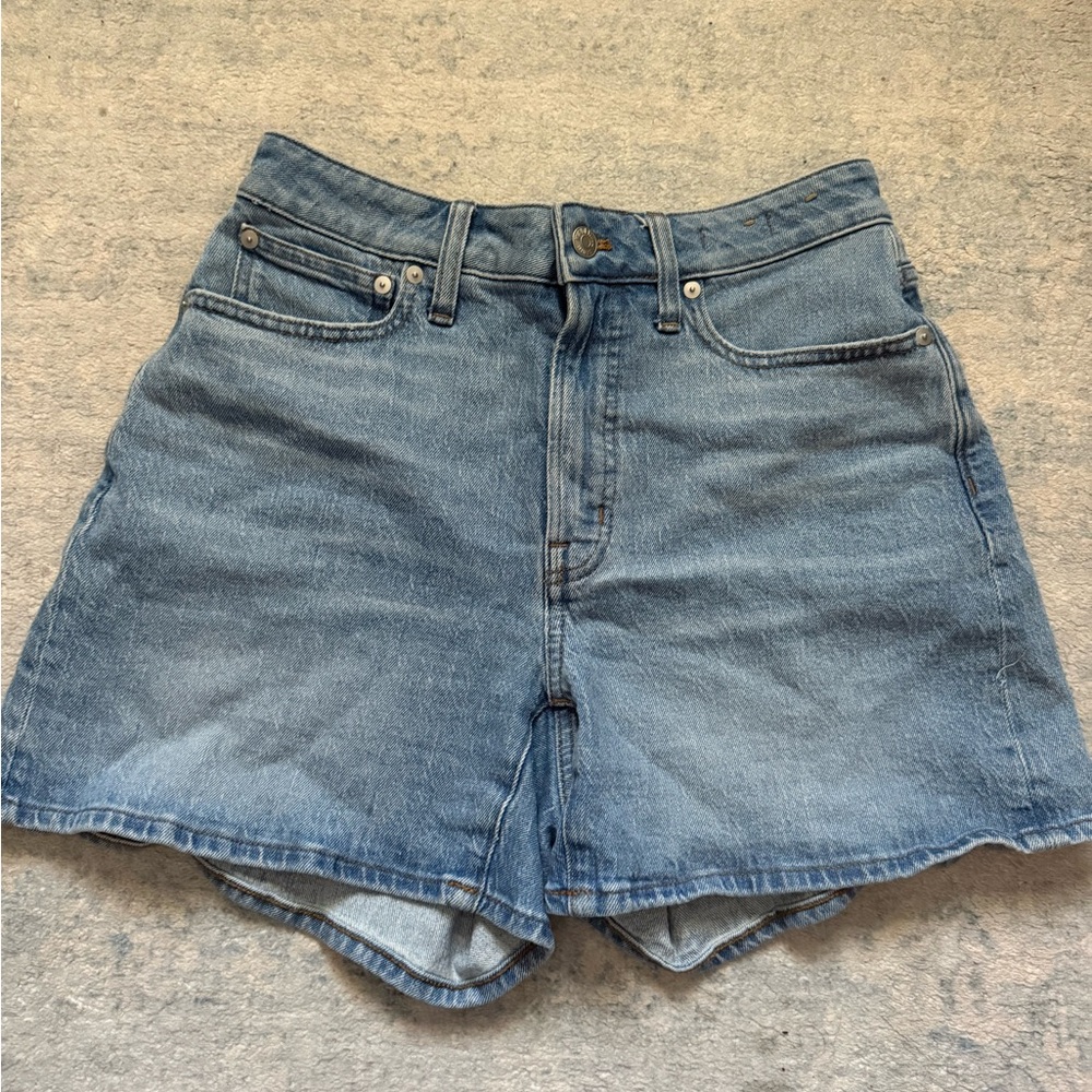 Madewell Jean shorts The Curvy Perfect Mid-Length Jean Short